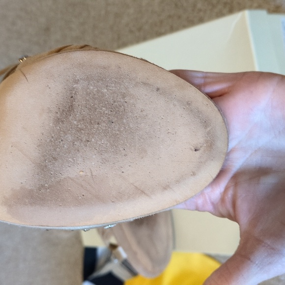 Jimmy Choo 124Kani Strappy Crystal shoes. Worn only 1x. 8 Comes w/ original box. - Picture 5 of 12